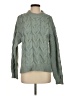 LC Lauren Conrad 100% Polyester Chevron-herringbone Green Pullover Sweater Size S - photo 1
