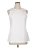 Ideology 100% Polyester White Sleeveless T-Shirt Size XL - photo 1