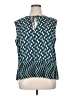 Worthington 100% Polyester Teal Sleeveless Blouse Size XL - photo 1