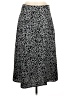 Shein 100% Polyester Animal Print Black Casual Skirt Size 6 - photo 1