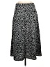 Shein 100% Polyester Animal Print Black Casual Skirt Size 6 - photo 2