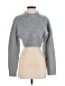 Zara Solid Gray Turtleneck Sweater Size S - photo 1