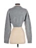 Zara Solid Gray Turtleneck Sweater Size S - photo 2