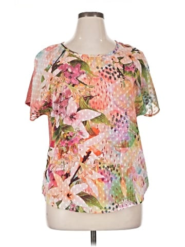 Cj Banks Short Sleeve Blouse (view 1)