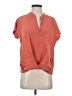 Amour Vert 100% Silk Orange Blouse Size S - photo 1