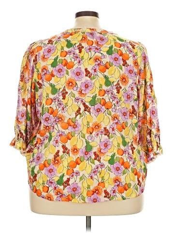 Democracy 3/4 Sleeve Blouse (view 2)