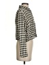 Barbara Lesser Checkered-gingham Ivory Long Sleeve Blouse Size S - photo 4