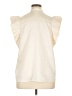 Express 100% Polyester Ivory Sleeveless Blouse Size XL - photo 2