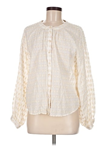 Pilcro and the Letterpress Long Sleeve Blouse (view 1)