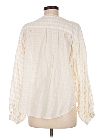Pilcro and the Letterpress Long Sleeve Blouse (view 2)