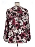 Sejour 100% Polyester Burgundy Long Sleeve Blouse Size 1X - photo 2