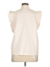 Express Ivory Sleeveless Button-Down Shirt Size XL - photo 2