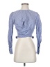 Zara Basic Blue Long Sleeve Blouse Size S - photo 1