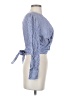 Zara Basic Blue Long Sleeve Blouse Size S - photo 4
