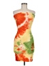 Assorted Brands Tie-dye Orange Cocktail Dress Size M - photo 1