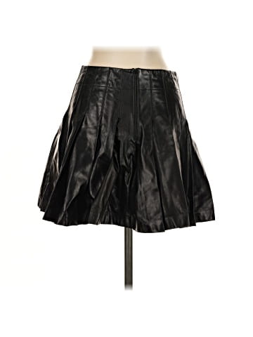 Alice + Olivia Leather Skirt (view 2)