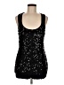 Elle 100% Cotton Black Sleeveless Blouse Size M - photo 1