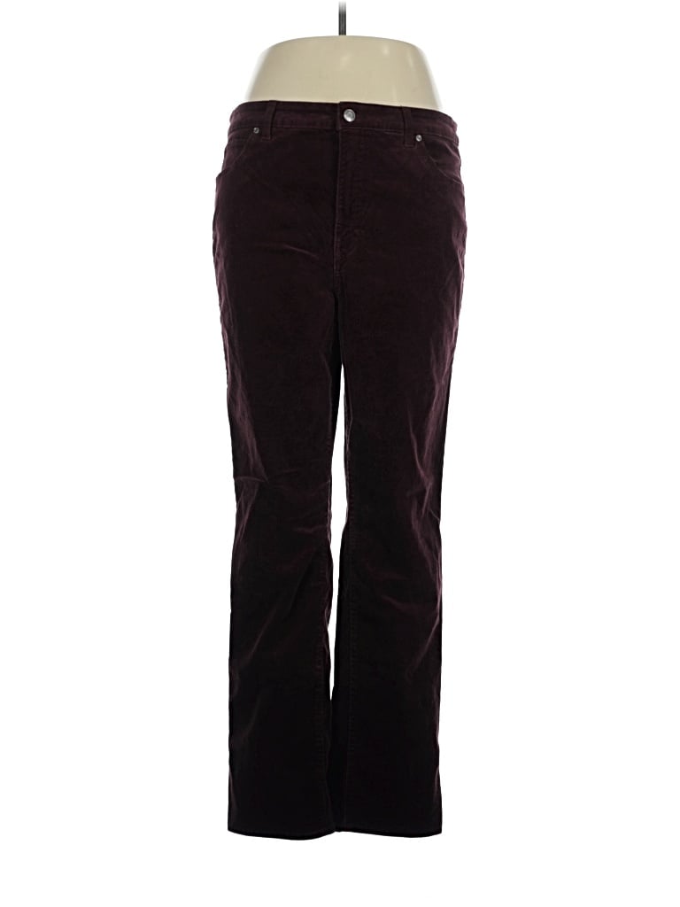 Pre-owned Talbots Casual Pants In Burgundy