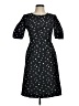 Paul Stuart Polka Dots Black Casual Dress Size 8 - photo 1