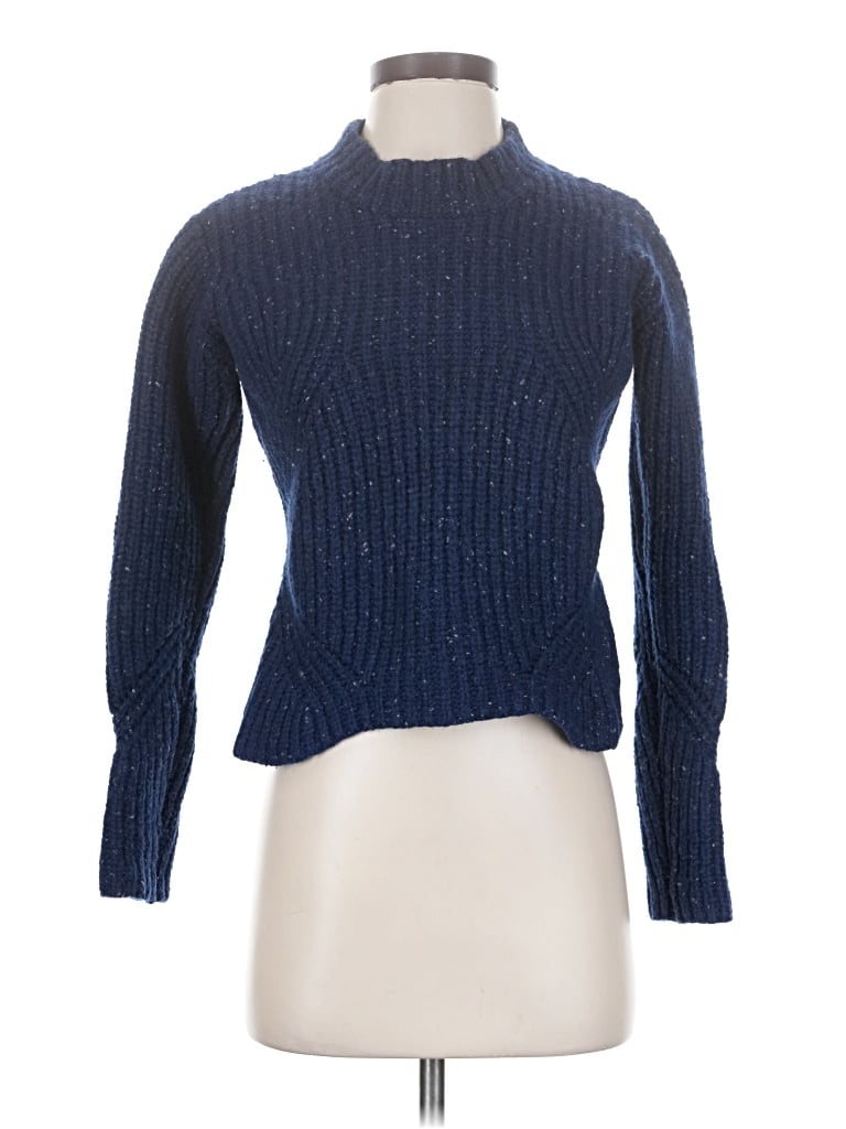 Pre-owned Prana Wool Pullover Sweater In Blue