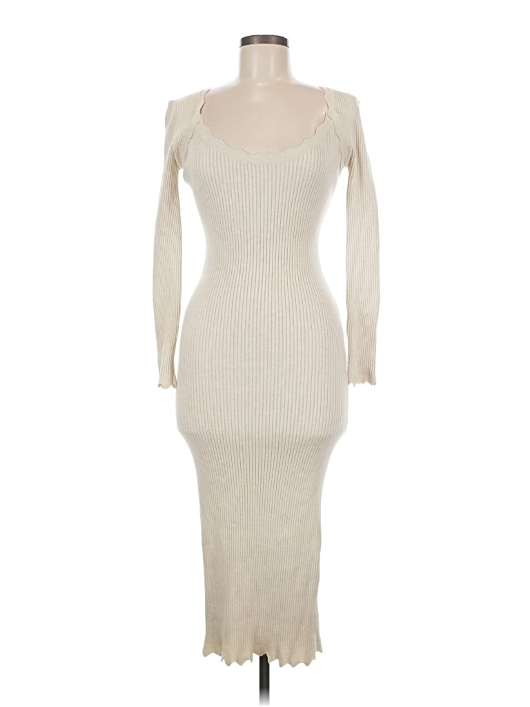 Pre-owned The Workshop Cocktail Dress In Ivory