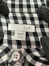 J.Jill 100% Viscose Checkered-gingham Black Long Sleeve Button-Down Shirt Size Med Petite - photo 7
