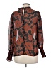 Everleigh 100% Polyester Brown Long Sleeve Blouse Size M - photo 2