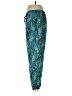 Talbots 100% Rayon Paisley Teal Casual Pants Size Med Petite - photo 5