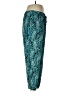 Talbots 100% Rayon Paisley Teal Casual Pants Size Med Petite - photo 4