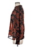 Everleigh 100% Polyester Brown Long Sleeve Blouse Size M - photo 5