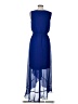 SLNY 100% Polyester Blue Cocktail Dress Size 10 - photo 2