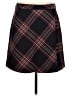 Halogen Argyle Black Blue Casual Skirt Size 6 - photo 1