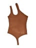 REORIA Solid Brown One Piece Swimsuit Size S - photo 1