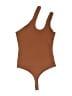 REORIA Solid Brown One Piece Swimsuit Size S - photo 2