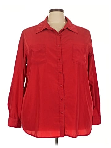 George 3/4 Sleeve Button-Down Shirt (view 1)
