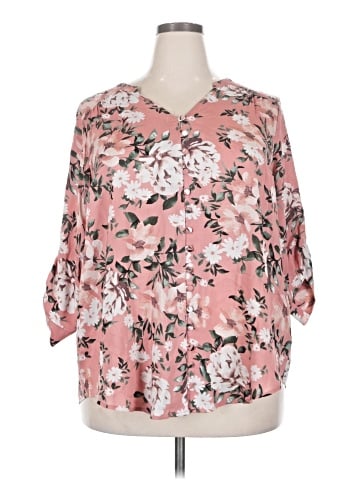 Torrid 3/4 Sleeve Blouse (view 1)