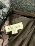 Ann Taylor 100% Leather Brown Leather Skirt Size 2 - photo 4