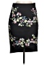 Ted Baker London Floral Black Formal Skirt Size 6 (2) - photo 1