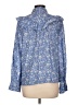 Sfera Blue Long Sleeve Blouse Size L - photo 2