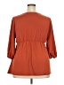 Isabel Maternity 100% Polyester Orange 3/4 Sleeve Blouse Size XXL Maternity - photo 2