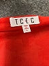 TCEC 100% Polyester Floral Orange Cocktail Dress Size L - photo 7