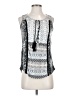 Style&Co Gray Sleeveless Blouse Size XS - photo 1