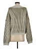 Hyfve Stripes Green Pullover Sweater Size S - photo 2