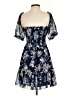 Wilfred 100% Polyester Floral Blue Cocktail Dress Size S - photo 2