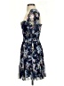 Wilfred 100% Polyester Floral Blue Cocktail Dress Size S - photo 5