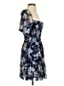 Wilfred 100% Polyester Floral Blue Cocktail Dress Size S - photo 4