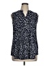 Cocomo Blue Sleeveless Blouse Size 1X - photo 1