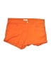 H&M Solid Orange Shorts Size 8 - photo 1