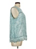 Daniel Rainn 100% Rayon Teal Sleeveless Blouse Size L - photo 4