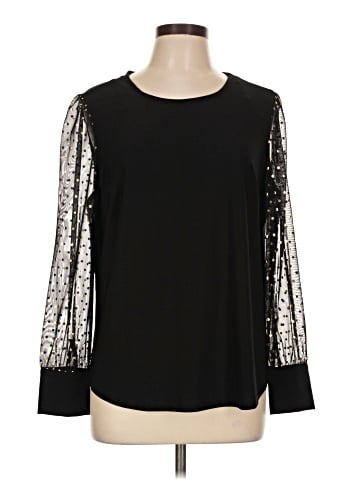 Anne Klein Long Sleeve Blouse (view 1)